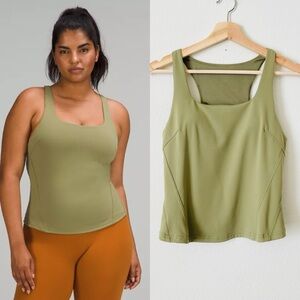 Lululemon SIZE 8 Instill Tank - Bronze Green